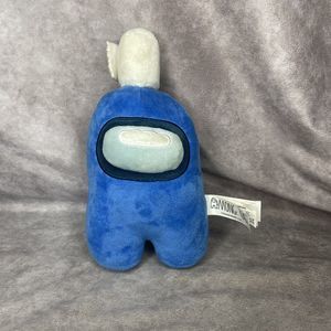 Toikido Among Us Series 2 7" Blue Crewmate Plush with Toilet Paper Hat Imposter